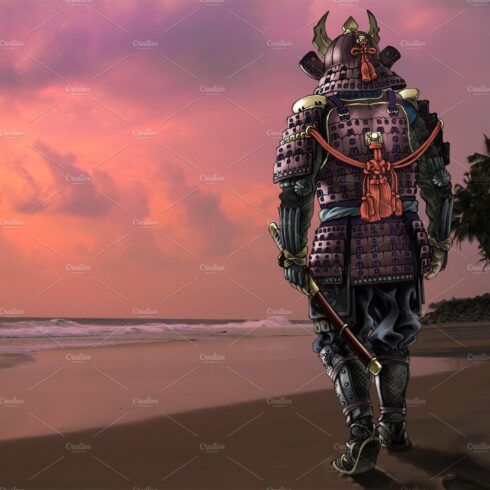 Samurai Wearing Traditional Armor cover image.