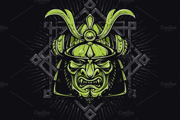 Vector Samurai Mask cover image.
