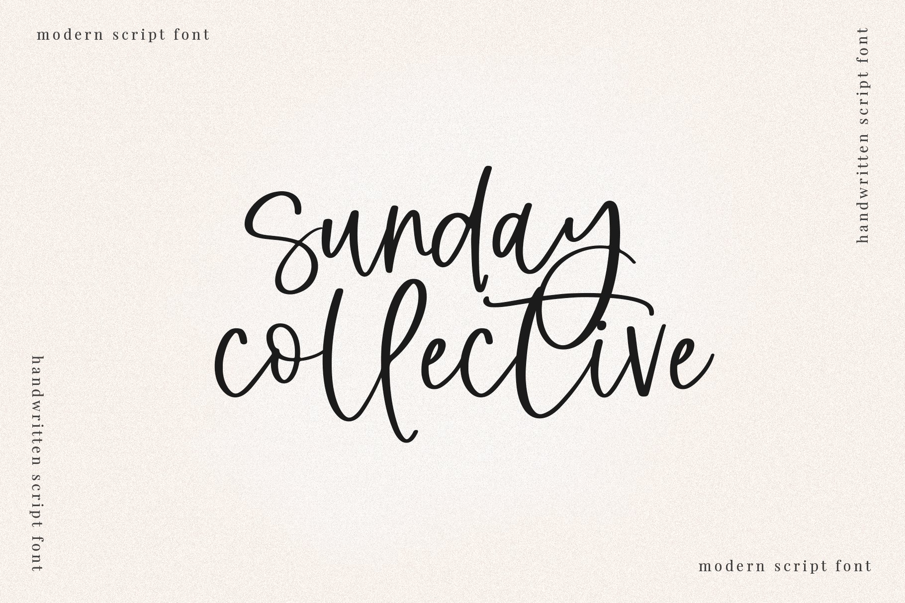 Sunday Collective | Script Font cover image.