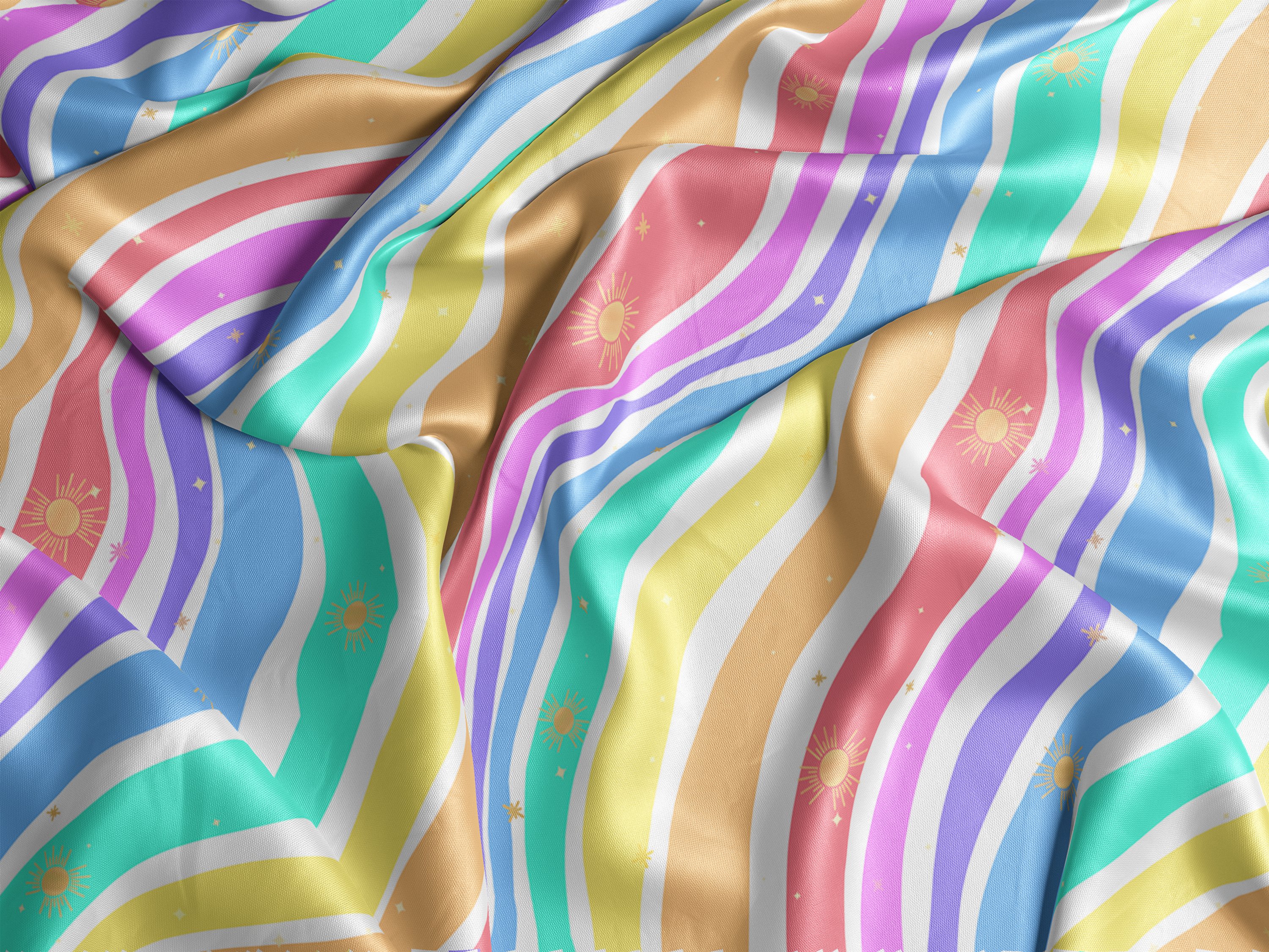 Rainbow Colored Surface Pattern preview image.