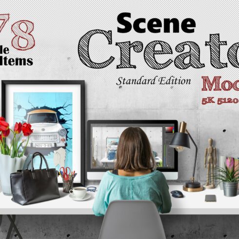 Scene Creator 5K Mockup (Standard) cover image.