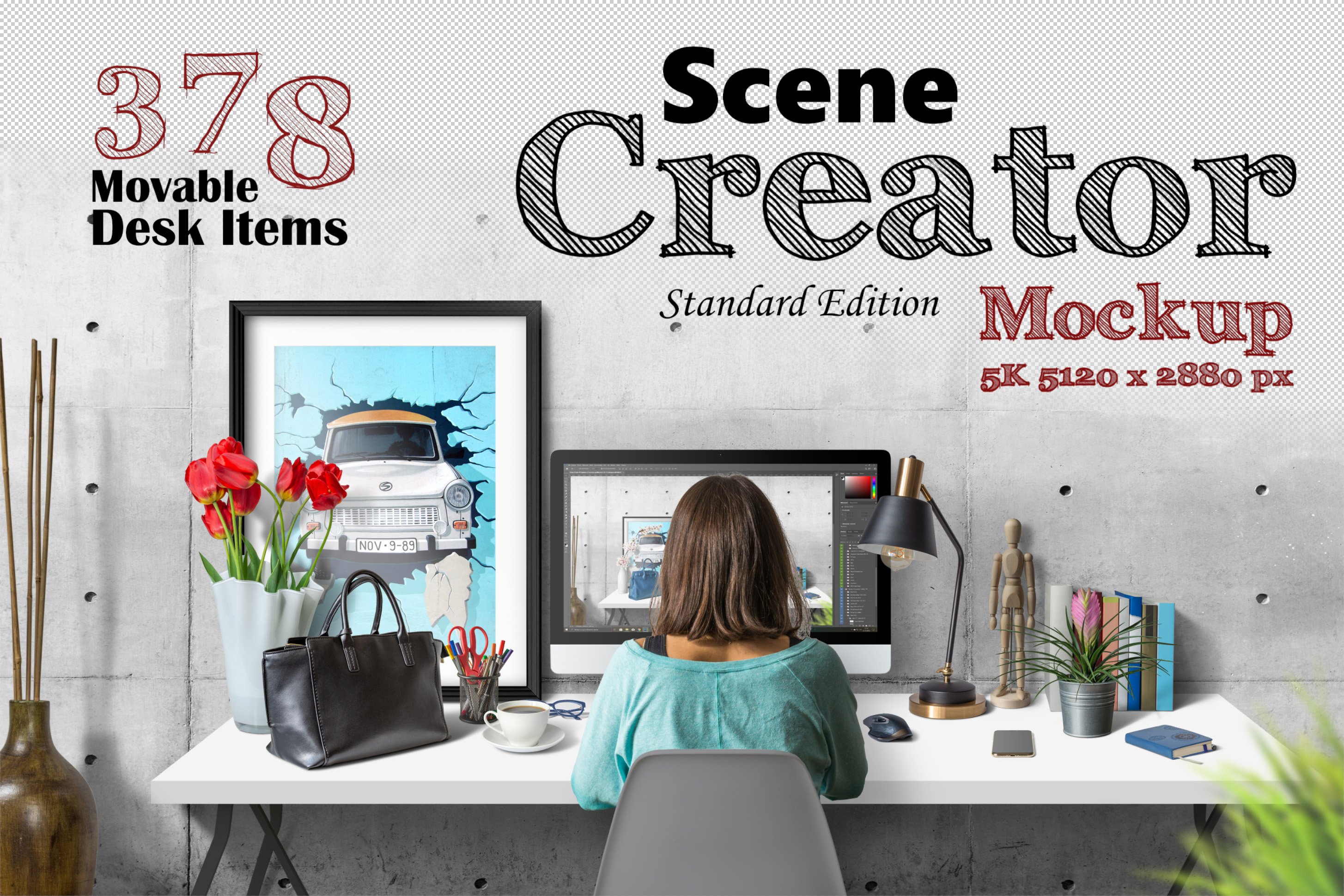 Scene Creator 5K Mockup (Standard) cover image.