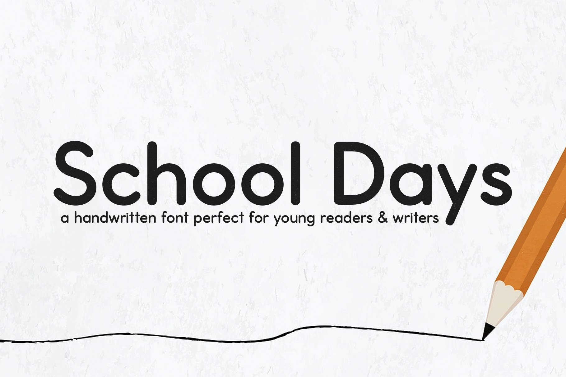 School Days Font cover image.