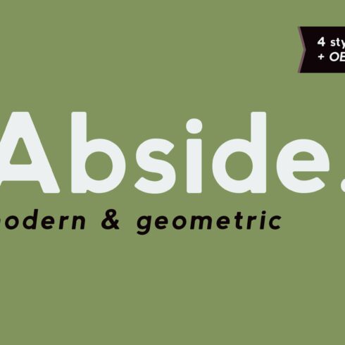 Abside Font (Modern & Geometric) cover image.