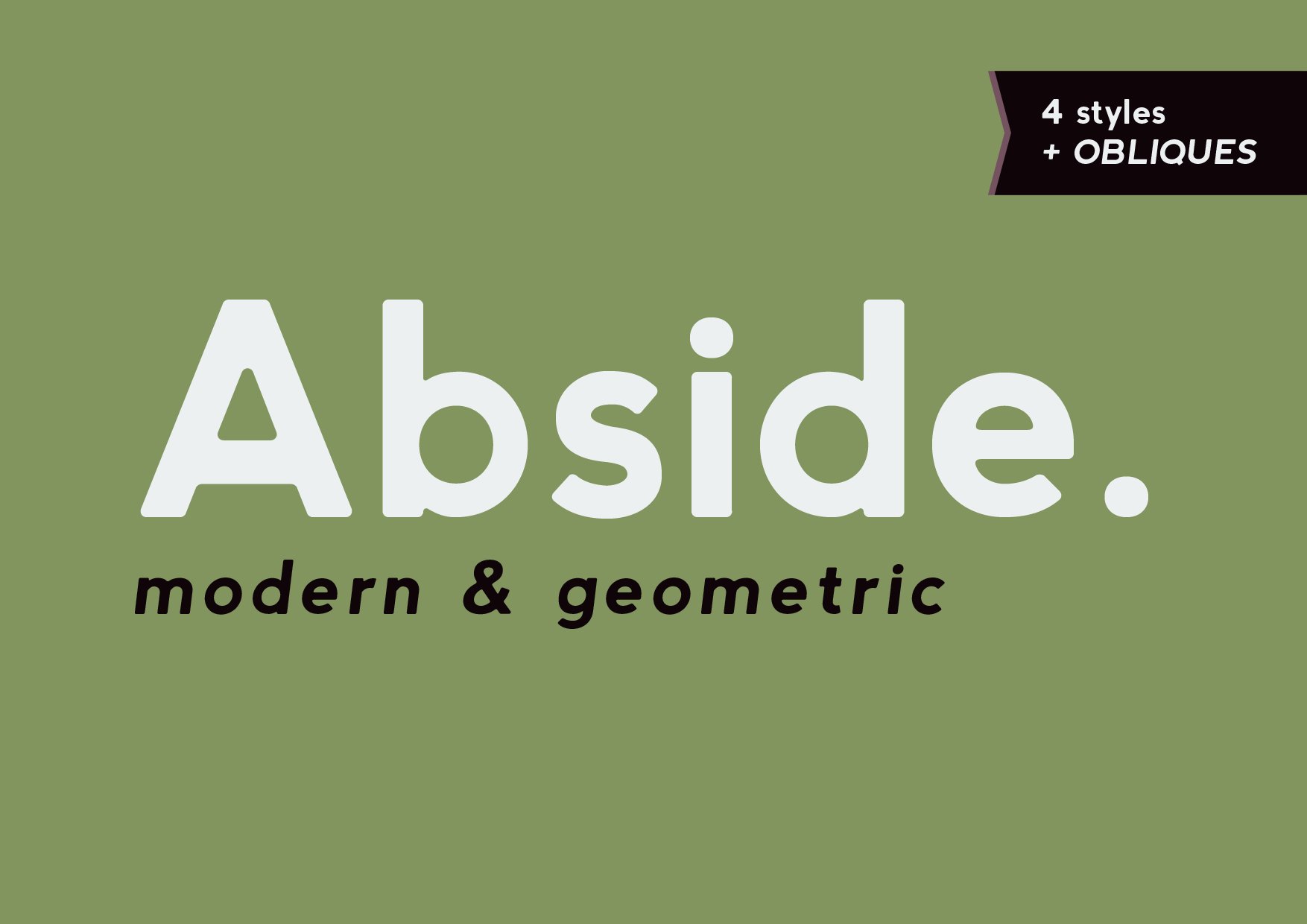 Abside Font (Modern & Geometric) cover image.