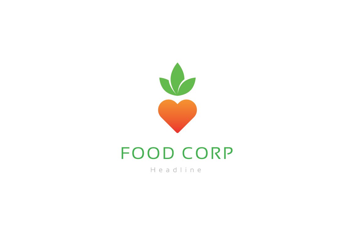 Food corporation logo. cover image.