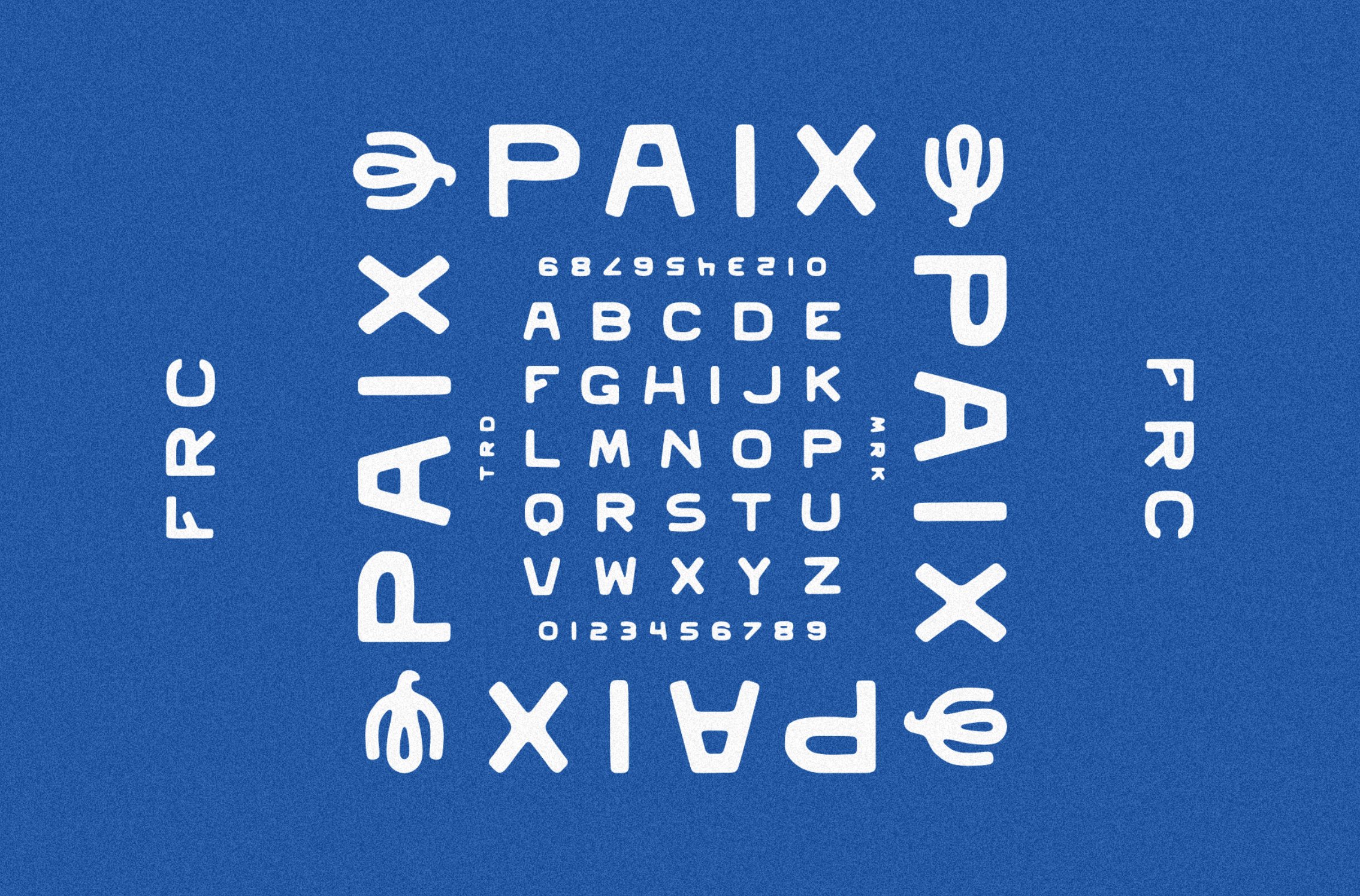 Paix Typeface preview image.