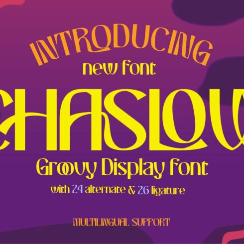 CHASLOW | Groovy Retro Font cover image.