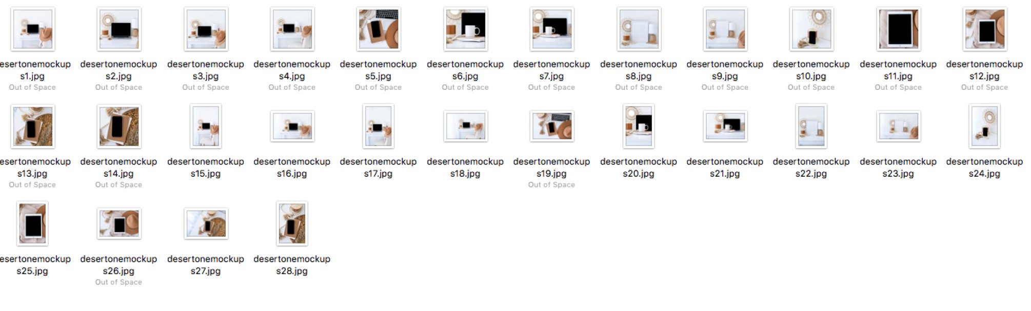 Desert Tones Mockups (15+ Images) preview image.