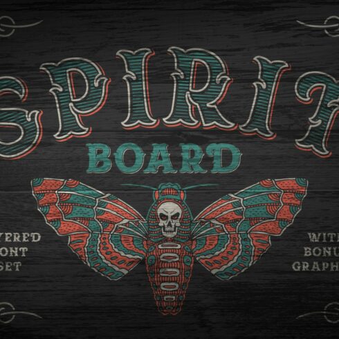 Spirit Board font set cover image.