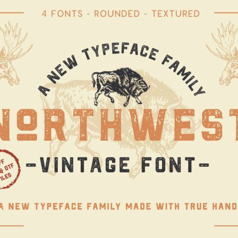 The Northwest - Vintage Type Family cover image.