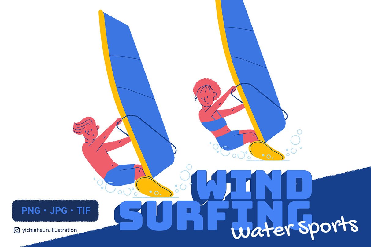 Windsurfing | Water Sports Couple cover image.