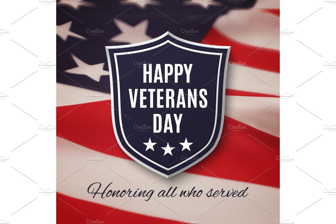 Veterans Day background. cover image.