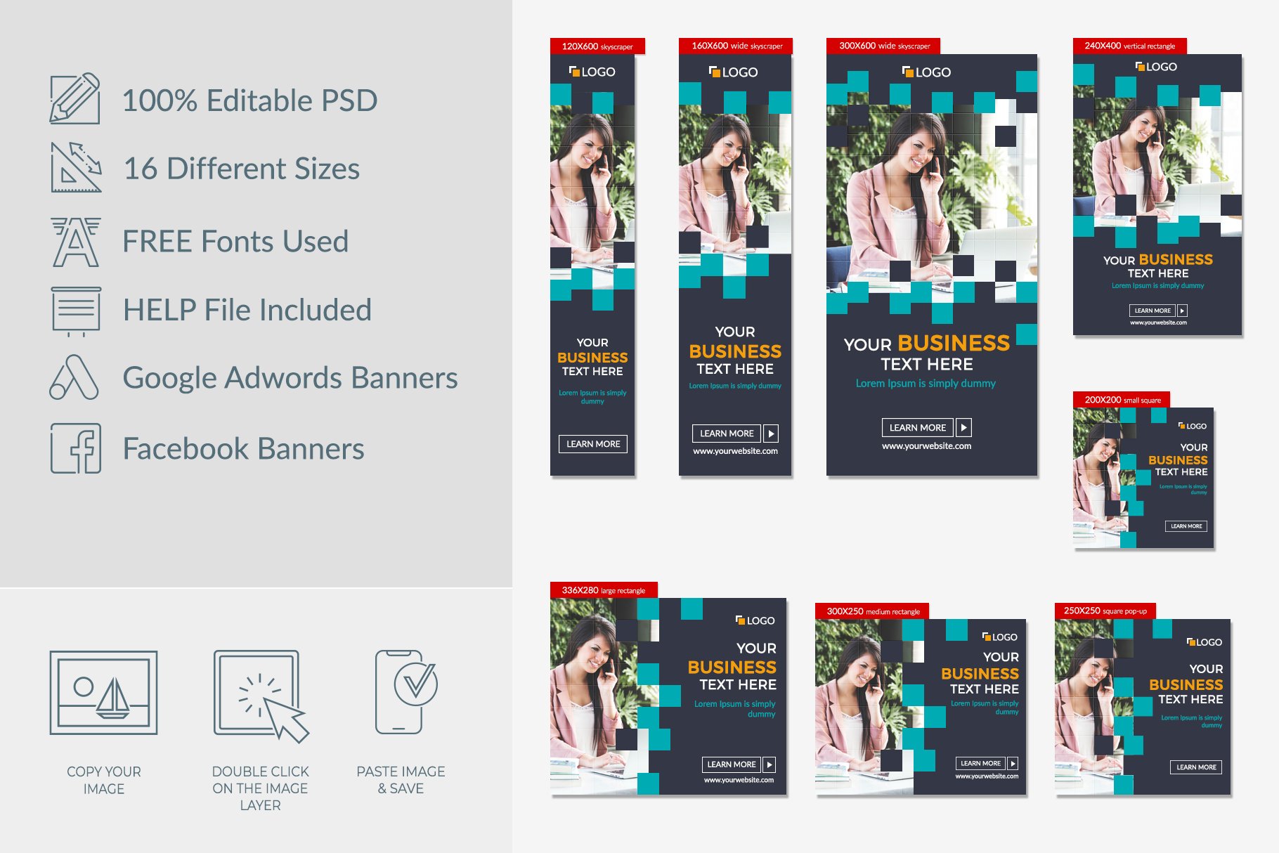 Multipurpose Banners preview image.