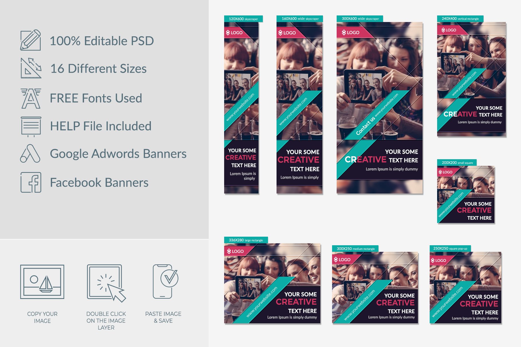 Multipurpose Banners preview image.