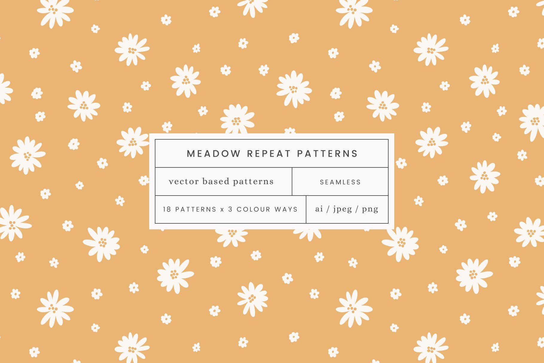 Meadow Flower Repeat Patterns cover image.