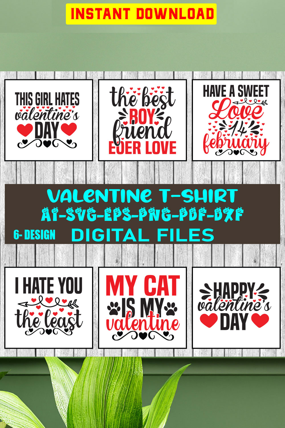 Valentines SVG Bundle, Valentine's Baby Shirts svg, Valentine Shirts svg, Cute Valentines svg, Heart Shirt svg, Love svg, Cut File Cricut Vol-20 pinterest preview image.