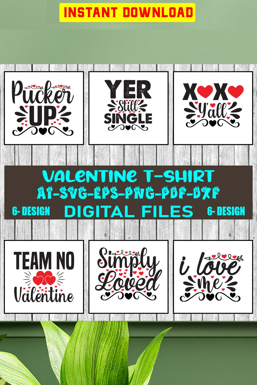 Valentines SVG Bundle, Valentine's Baby Shirts svg, Valentine Shirts svg, Cute Valentines svg, Heart Shirt svg, Love svg, Cut File Cricut Vol-21 pinterest preview image.