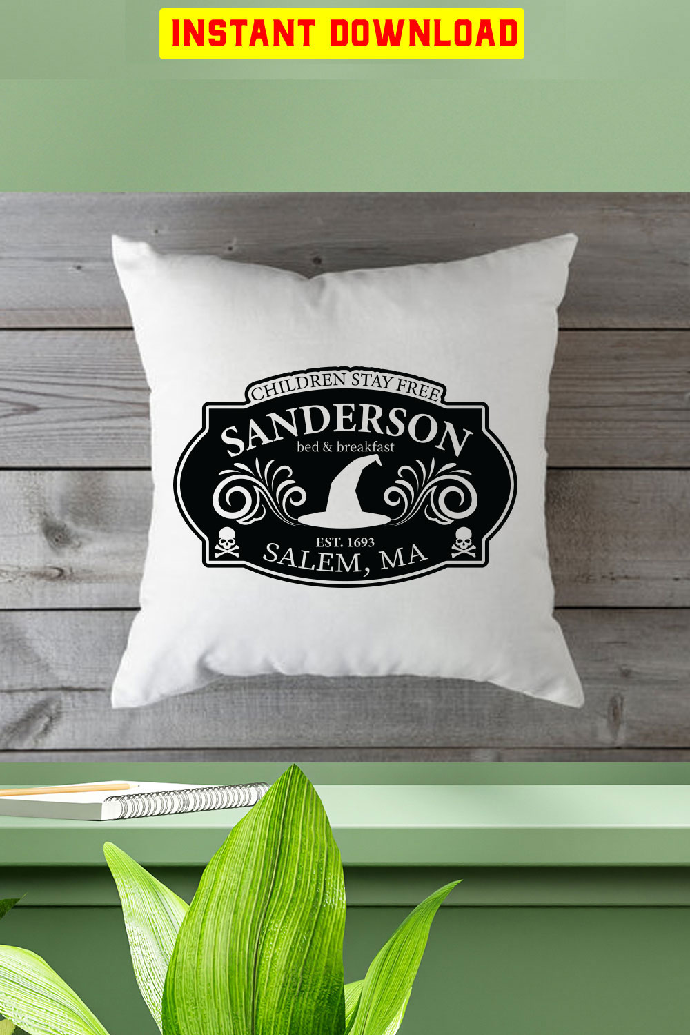 Children Stay Free Sanderson Bed & Breakfast Est 1693 Salem, Ma pinterest preview image.