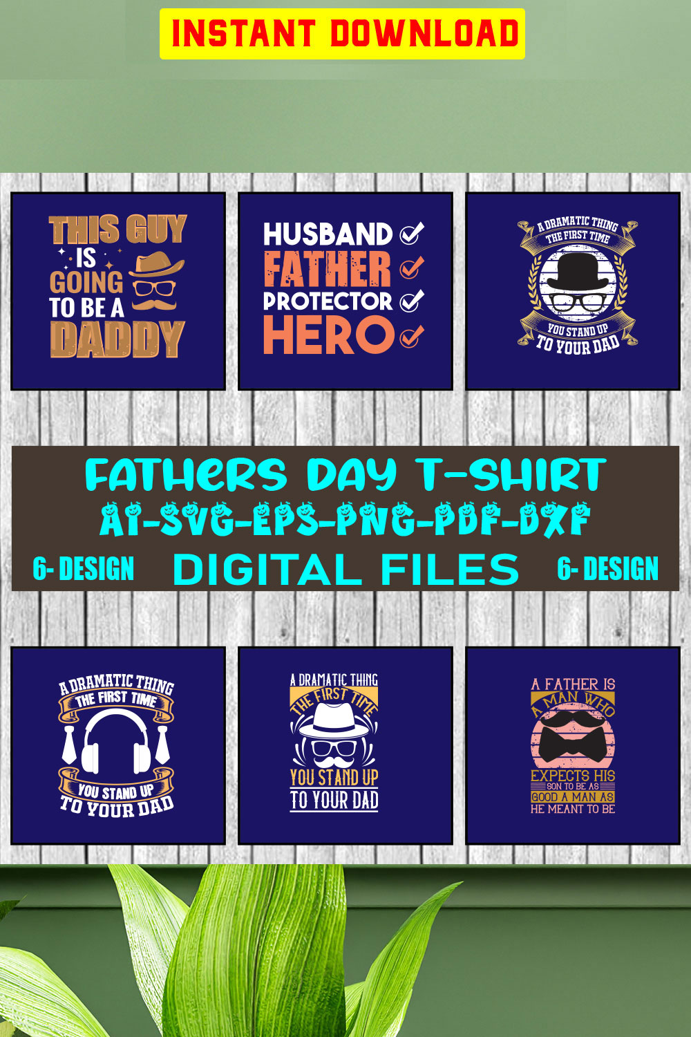 Father's Day Bundle SVG Dad Bundle Svg png dxf Funny Dad Svg Father's Day SVG dad Decal Designs papa,Dad Life SVG cut file silhouette Cricu Vol-04 pinterest preview image.