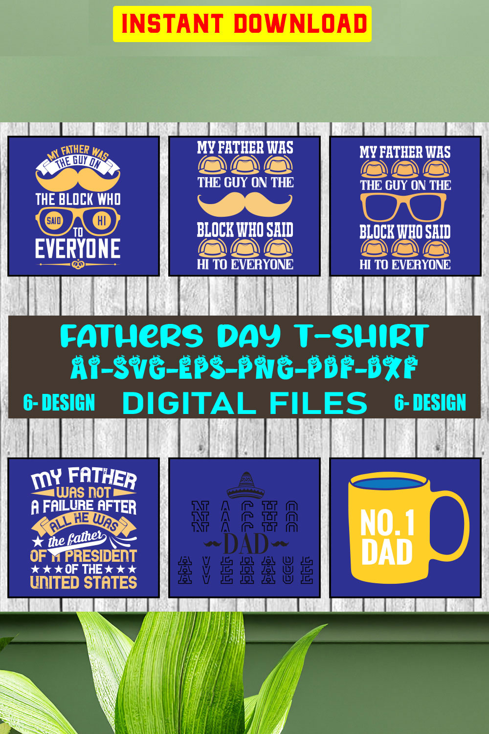 Father's Day Bundle SVG Dad Bundle Svg png dxf Funny Dad Svg Father's Day SVG dad Decal Designs papa,Dad Life SVG cut file silhouette Cricu Vol-32 pinterest preview image.