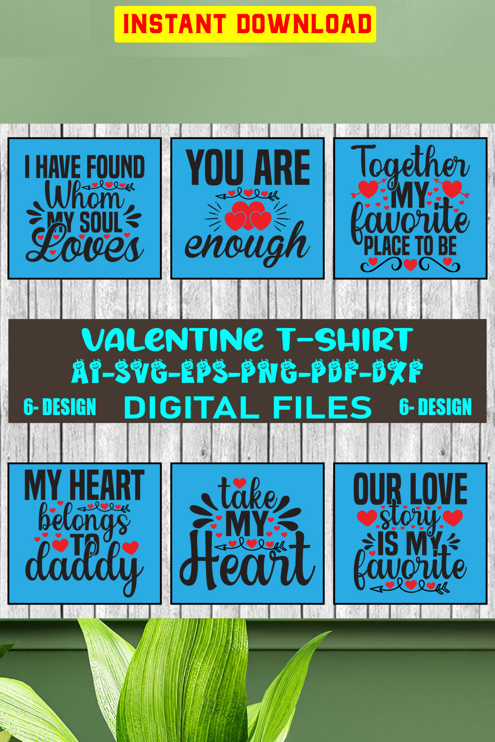 Valentines SVG Bundle, Valentine's Baby Shirts svg, Valentine Shirts svg, Cute Valentines svg, Heart Shirt svg, Love svg, Cut File Cricut Vol-22 pinterest preview image.
