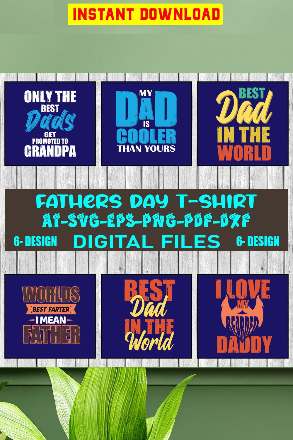 Father's Day Bundle SVG Dad Bundle Svg png dxf Funny Dad Svg Father's Day SVG dad Decal Designs papa,Dad Life SVG cut file silhouette Cricu Vol-01 pinterest preview image.