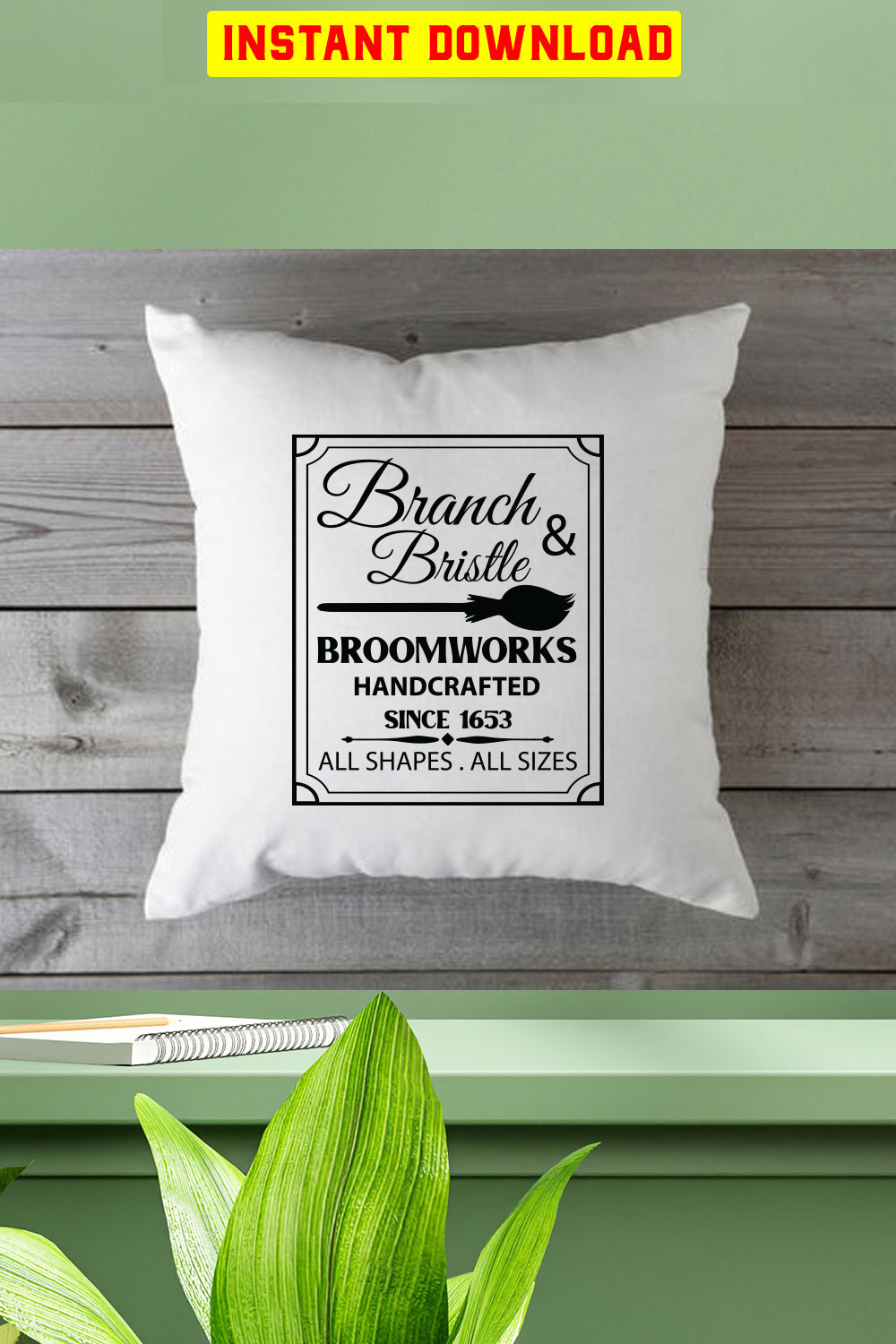 Branch & Bristle Broomworks Handcrafted Since 1653 All Shapes  All Sizes pinterest preview image.