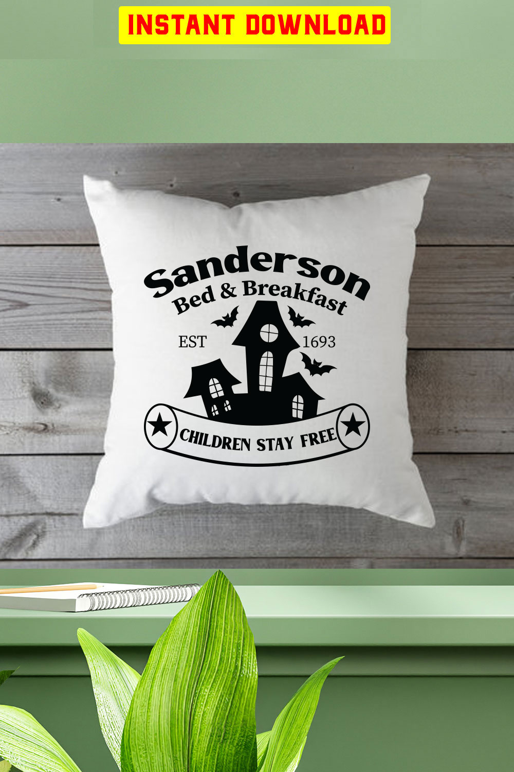 Sanderson Bed & Breakfast Est 1693 Children Stay Free pinterest preview image.