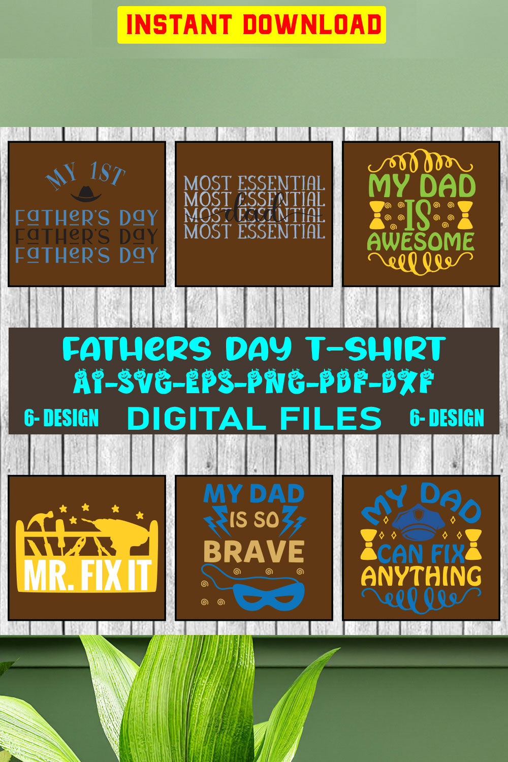 Father's Day Bundle SVG Dad Bundle Svg png dxf Funny Dad Svg Father's Day SVG dad Decal Designs papa,Dad Life SVG cut file silhouette Cricu Vol-26 pinterest preview image.