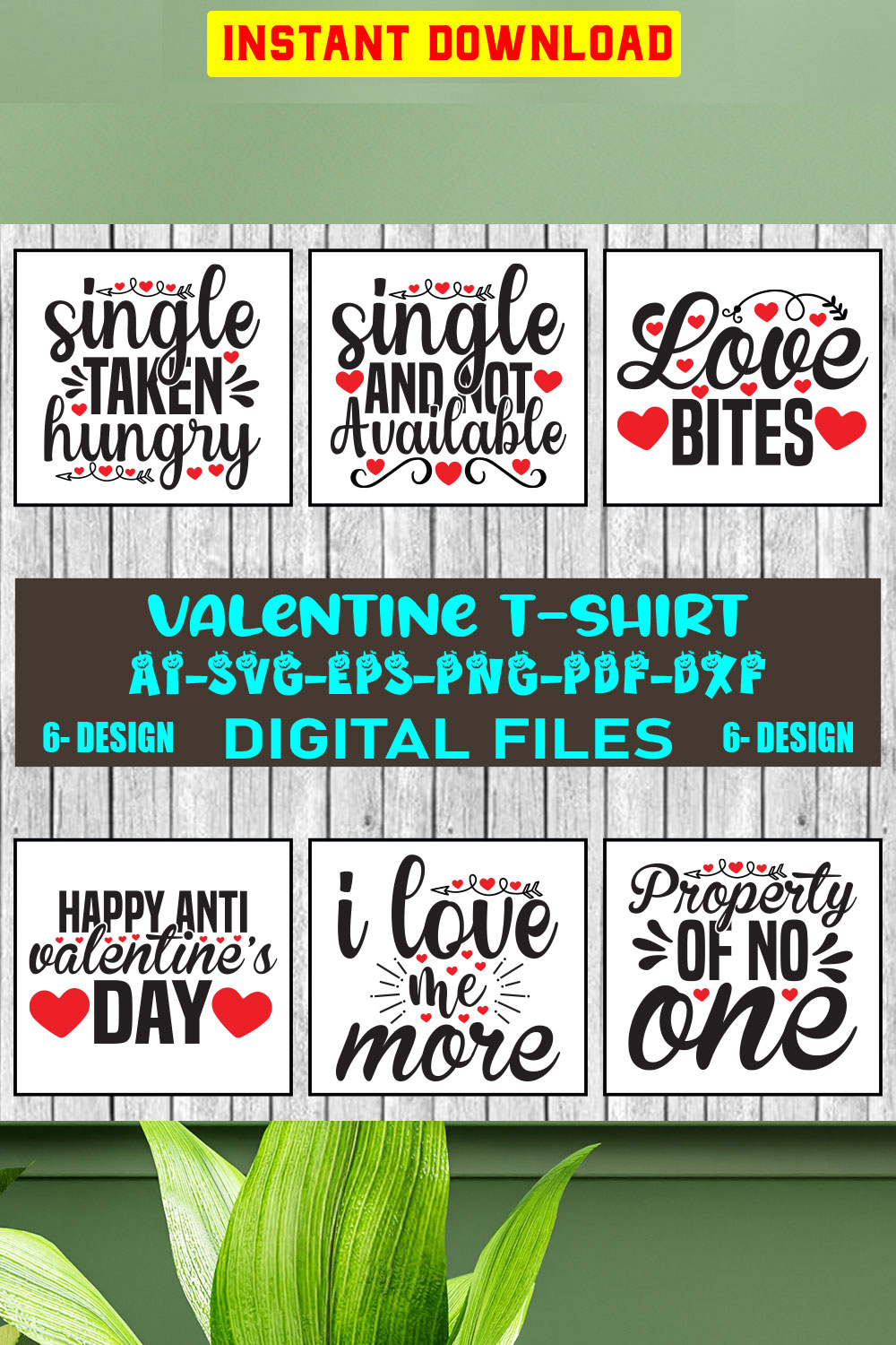 Valentines SVG Bundle, Valentine's Baby Shirts svg, Valentine Shirts svg, Cute Valentines svg, Heart Shirt svg, Love svg, Cut File Cricut Vol-19 pinterest preview image.