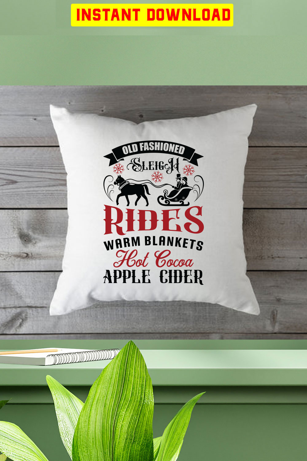 Old Fashioned Sleigh Rides Warm Blankets Hot Cocoa Apple Cider pinterest preview image.