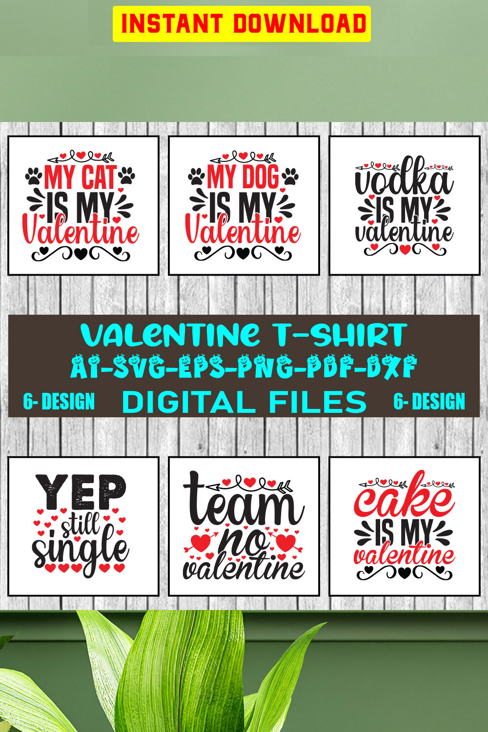 Valentines SVG Bundle, Valentine's Baby Shirts svg, Valentine Shirts svg, Cute Valentines svg, Heart Shirt svg, Love svg, Cut File Cricut Vol-17 pinterest preview image.
