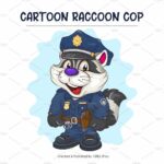 Set of Cartoon Raccoons 02. T-Shirt. – MasterBundles