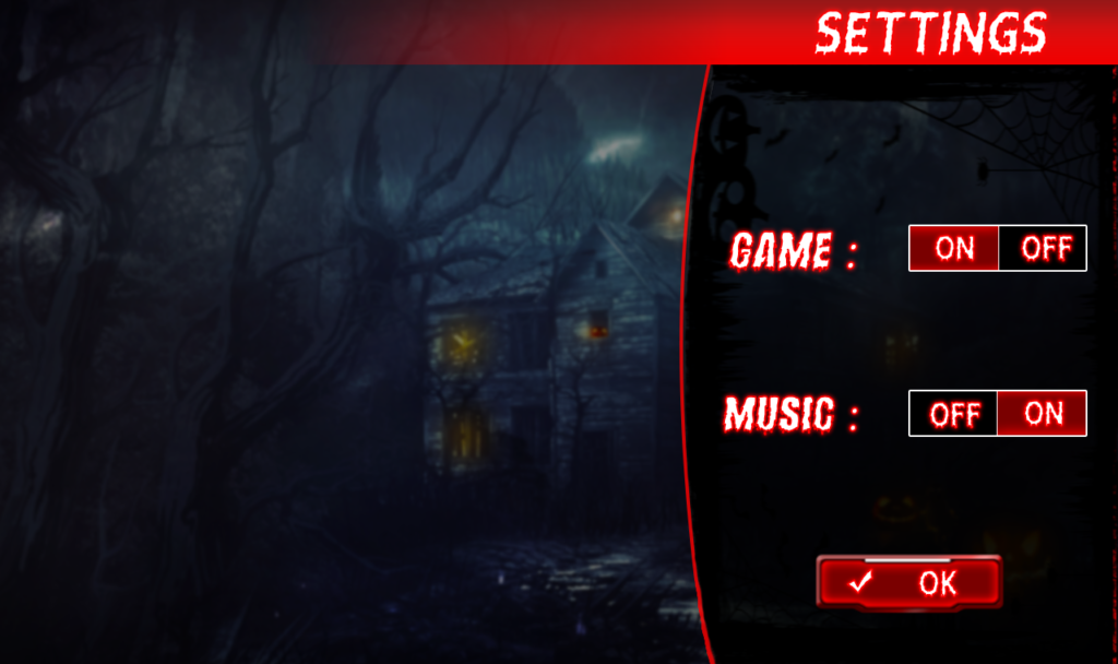 Horror Game UI Kit