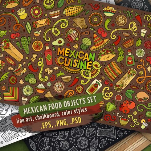Mexican Food Objects Set cover image.