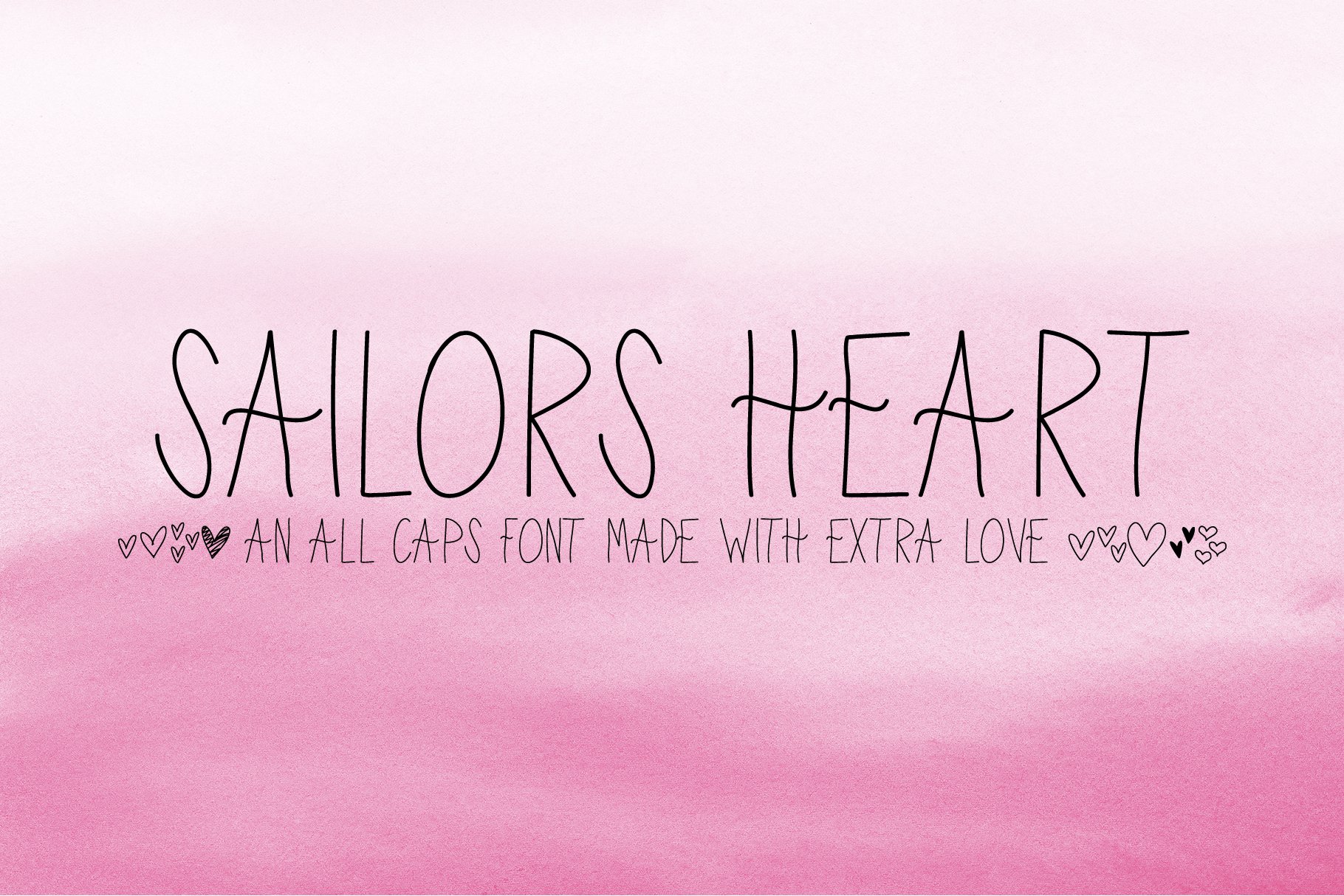 Sailor's Heart Font - Made with Love cover image.