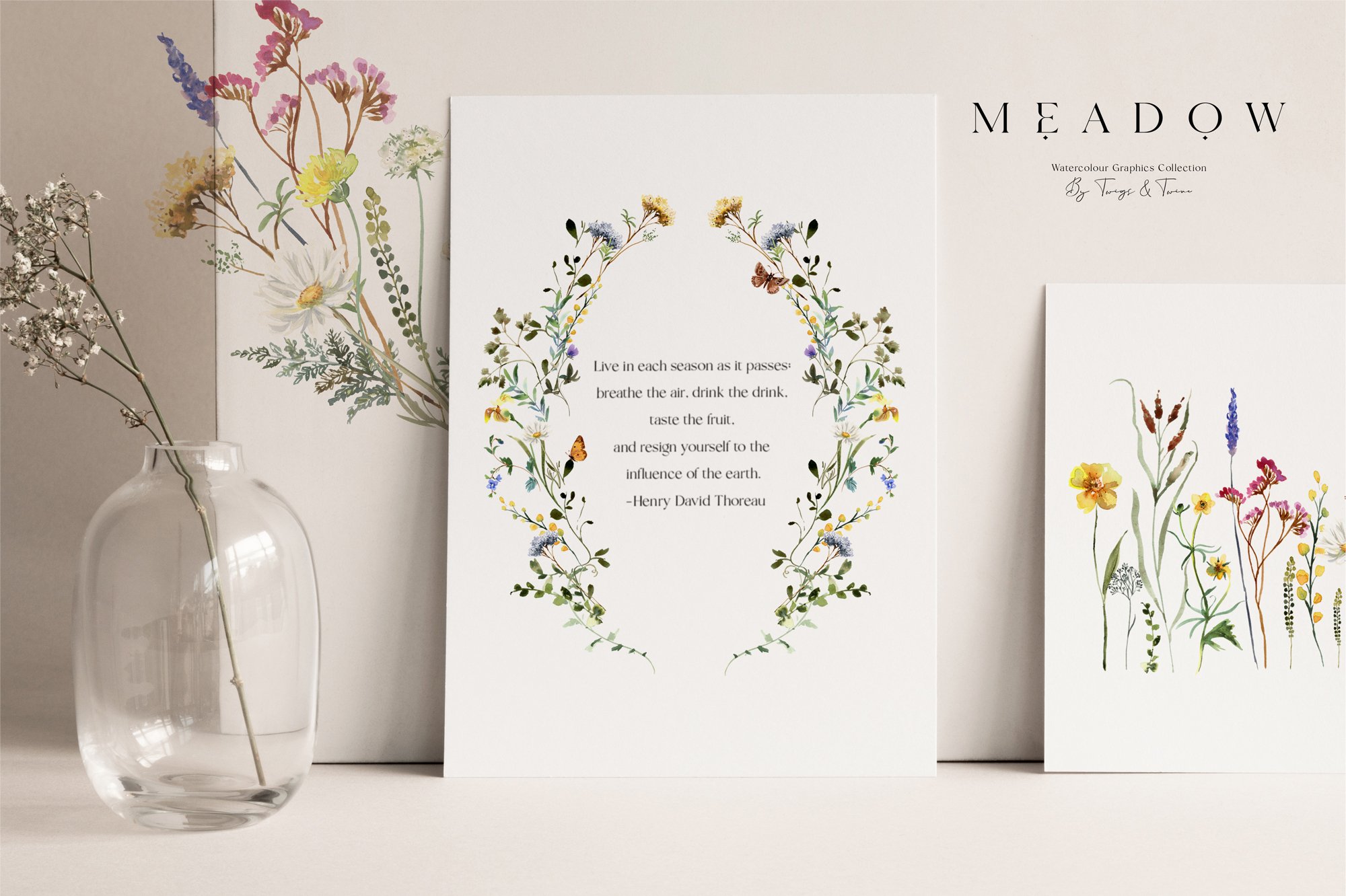 Meadow Wildflower Graphics preview image.