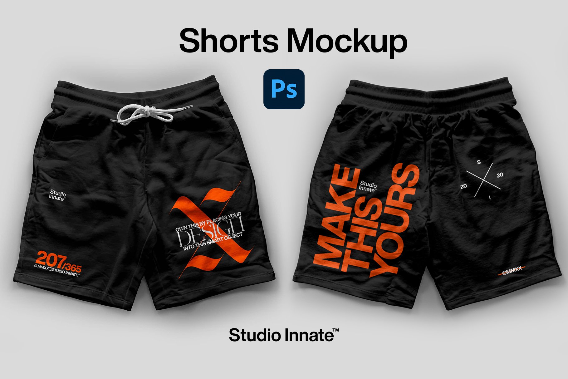 Free Boxer Shorts Mockup PSD Template by Mockup Den on Dribbble