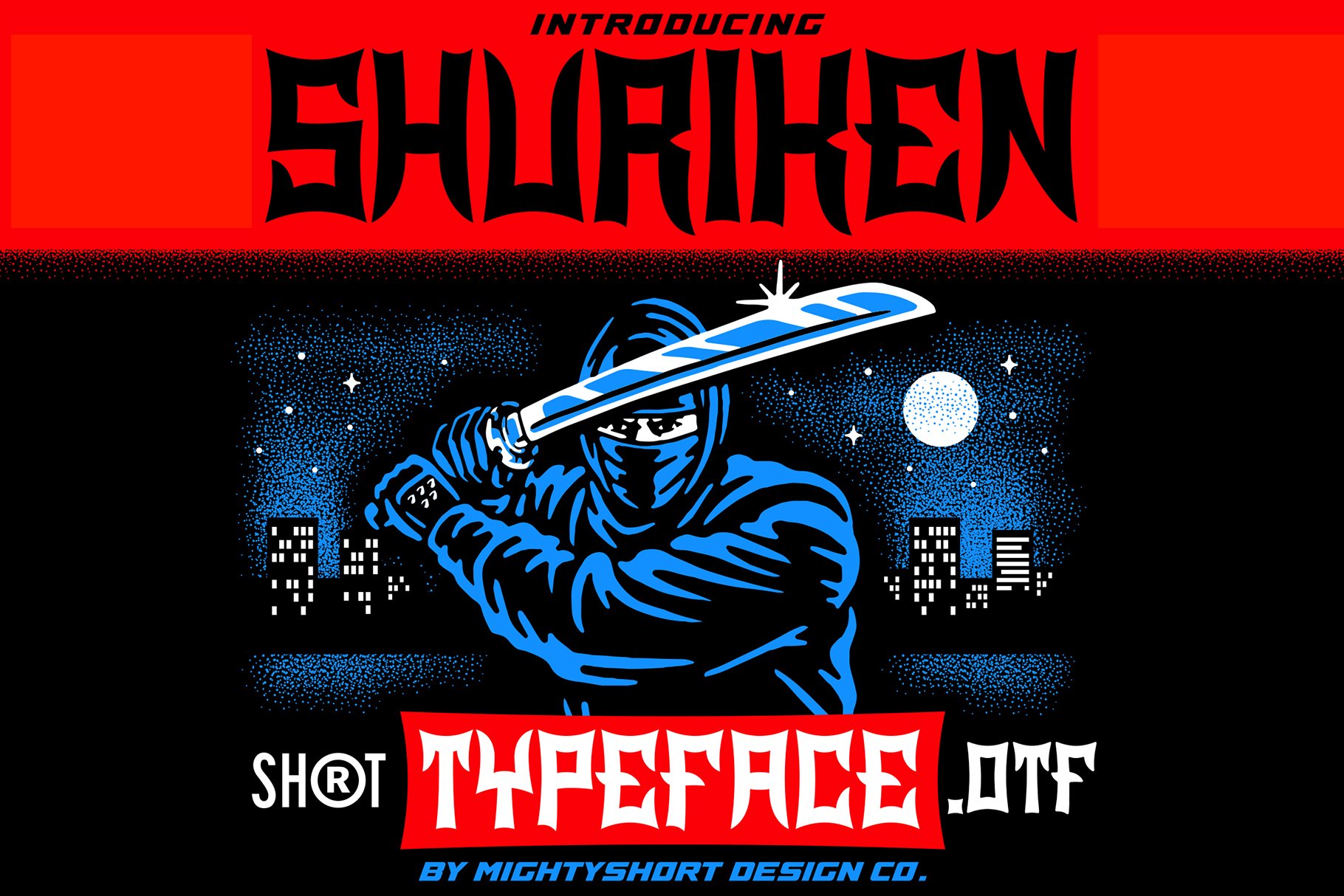 Shuriken Typeface cover image.