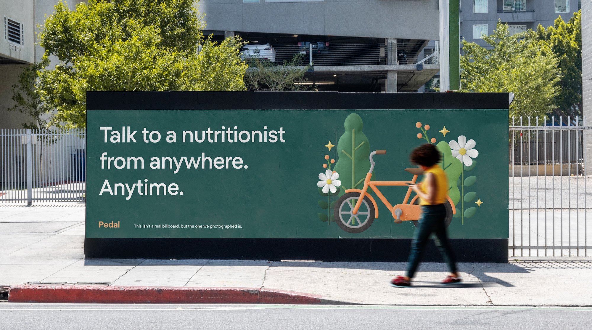 sidewalk billboard sign hoarding mockup psd nutrition 343