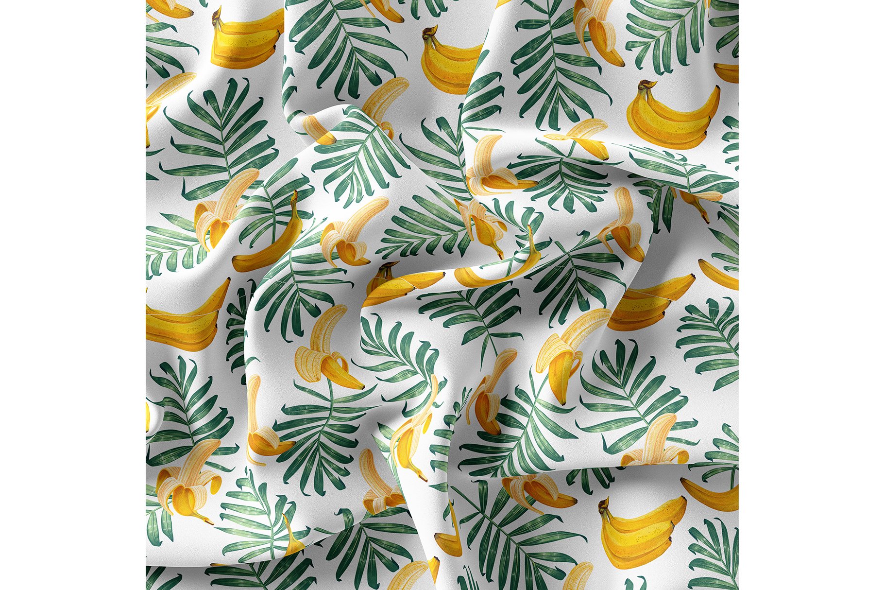 "Banana Palm Leaves" Pattern preview image.