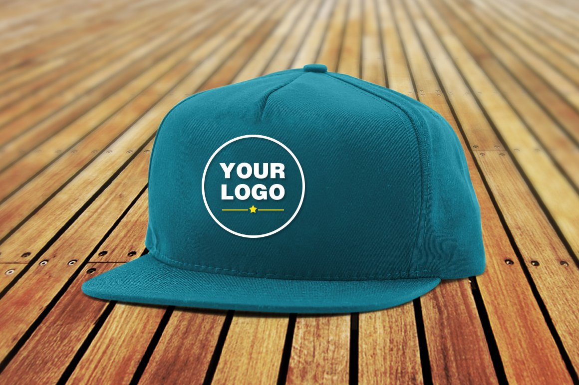 Simple hat mockup cover image.