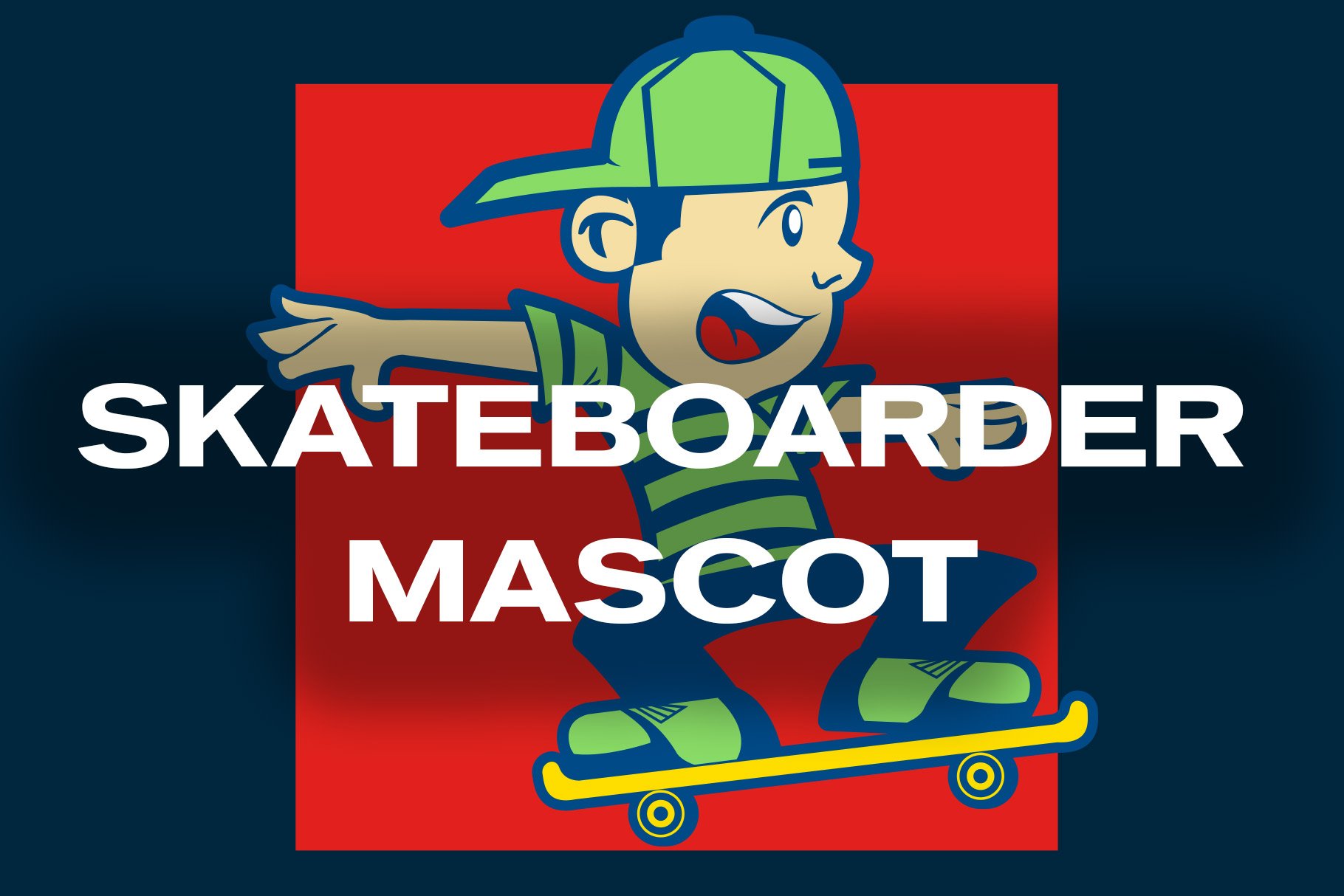 Skateboarder Mascot cover image.