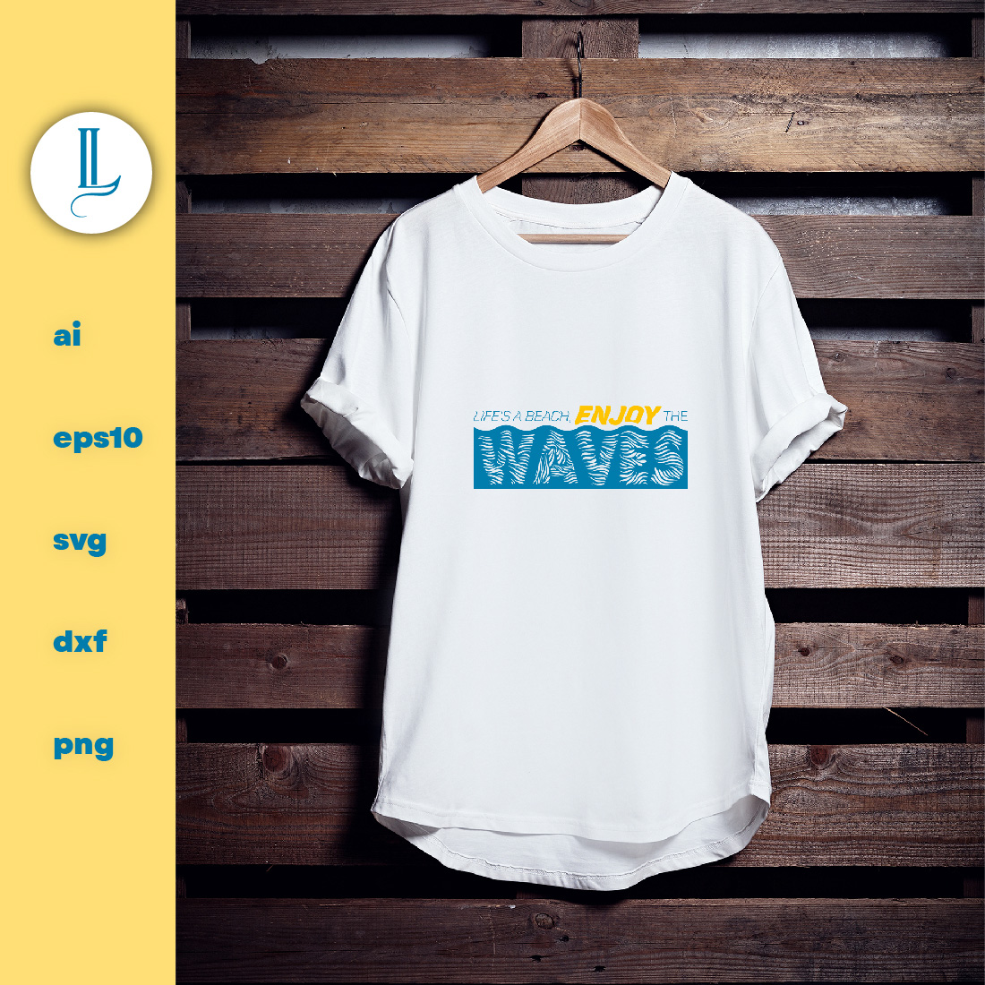 Life's a beach, enjoy the waves preview image.
