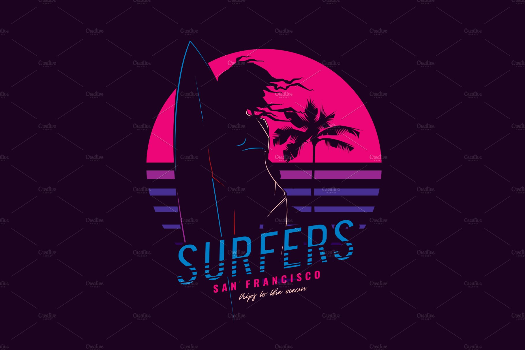 GIRL SURFING 80S STYLE cover image.