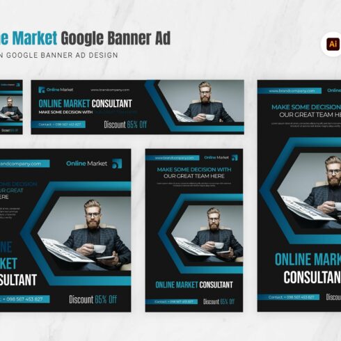 Online Market Google Ads cover image.