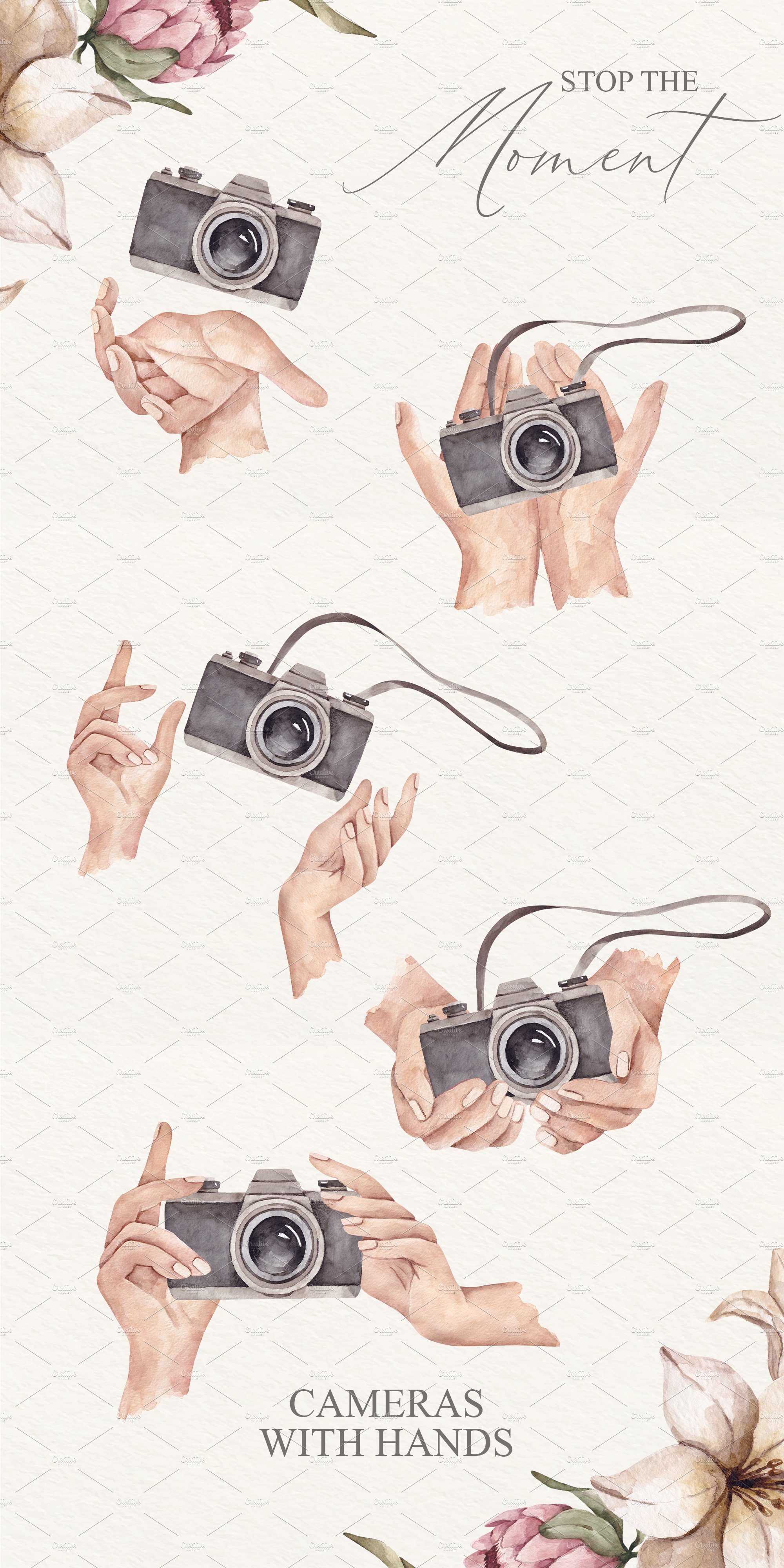 Different Color Hands Holding Cameras Stock Photo - Download Image Now -  Photographer, Camera - Photographic Equipment, Hand - iStock