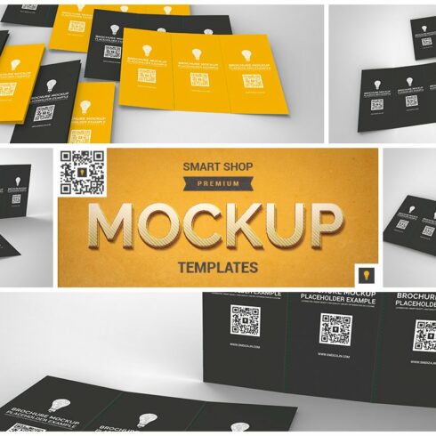 Brochure Trifold Mockup cover image.
