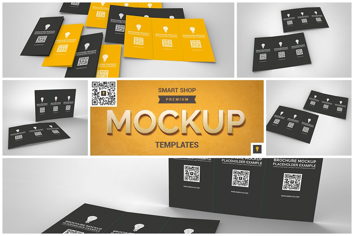 Brochure Trifold Mockup cover image.